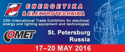 Besuchen Sie uns auf der Energetika und Elektrotechnika 2016 Ausstellung