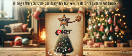 COMET Team wünscht Ihnen ein frohes Weihnachtsfest und ein glückliches und gesundes neues Jahr 2024