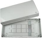 Wasserdichtes Gehäuse mit Wandhalterungen für MS-Logger, ohne Ausschnitt im Deckel