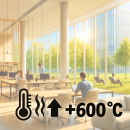 Aufpreis für die Änderung des Temperaturbereichs von TA- und WiFi-Sensoren auf bis zu +600 °C